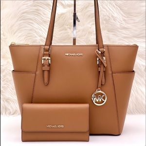 Michael Kors Charlotte Tote & Wallet Set